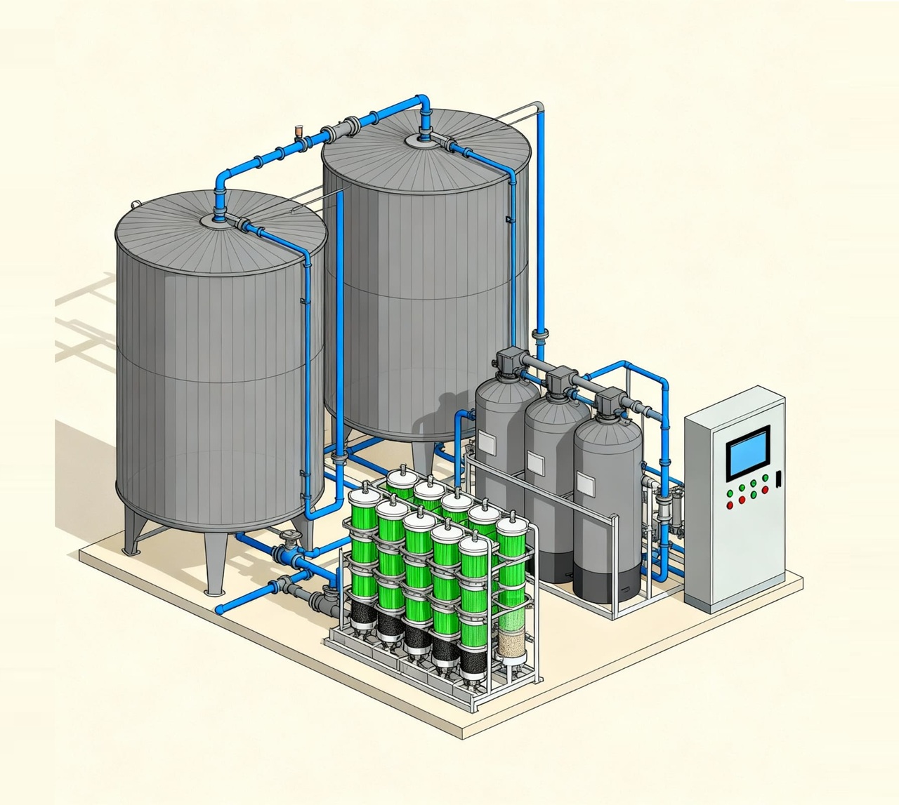 Water Treatment Tank