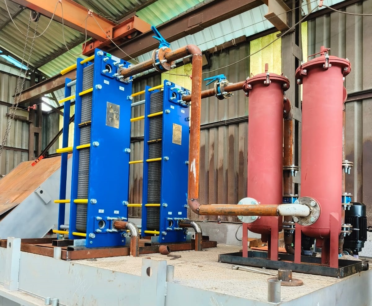 process tank piping fabrication and assembly work