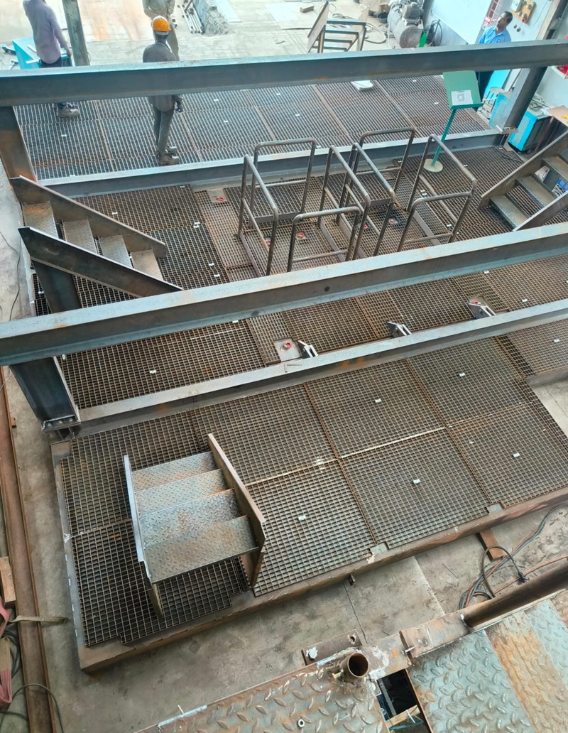 platform and railing